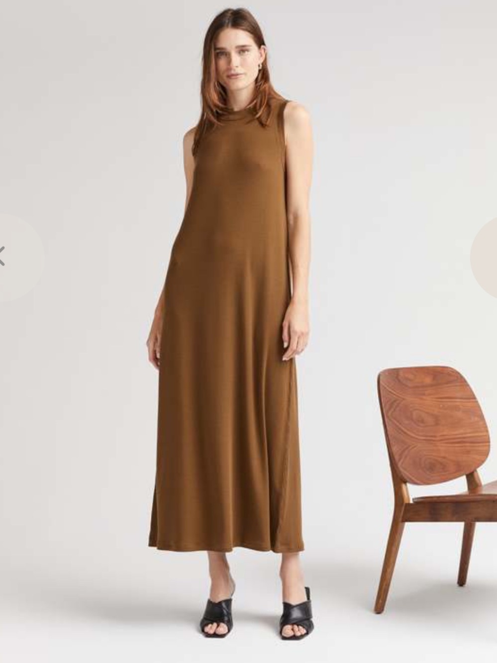 Richer Poorer Vintage Rib Column Dress Sz S